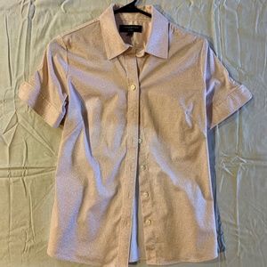 Banana Republic Non Iron Short Sleeve Blouse